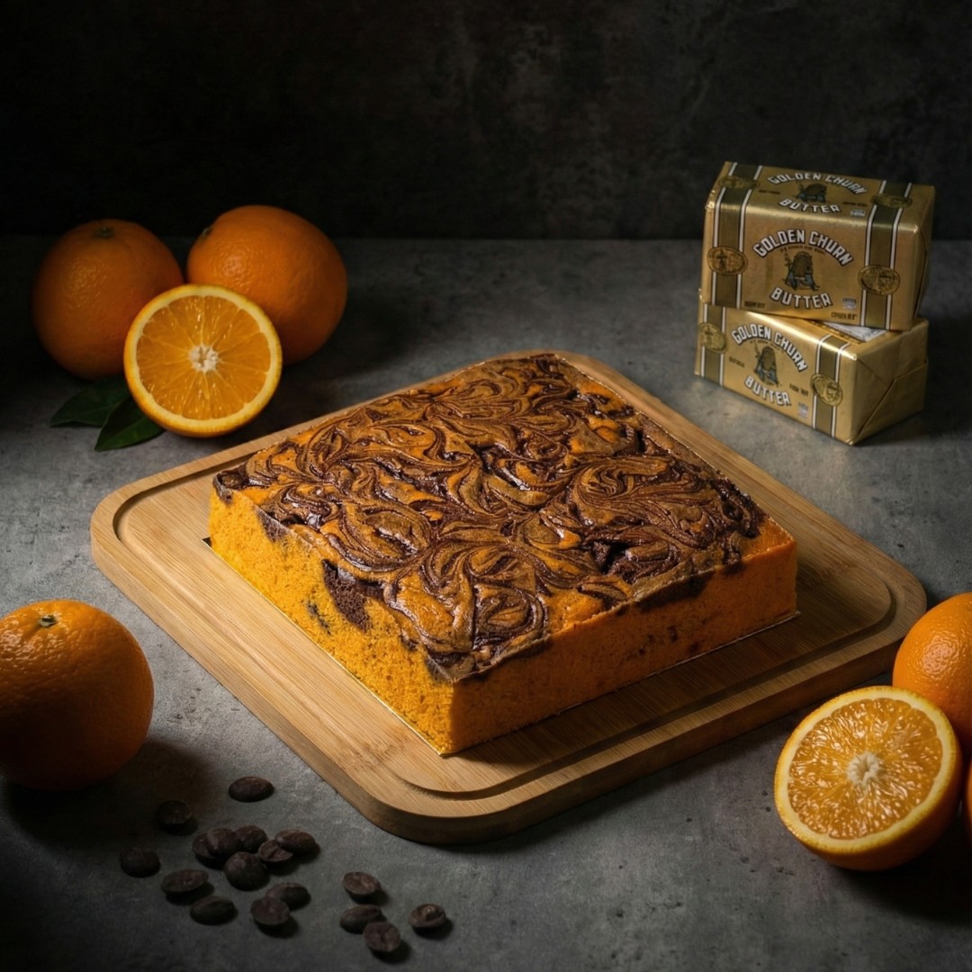 Orange Chocolate Buttercake